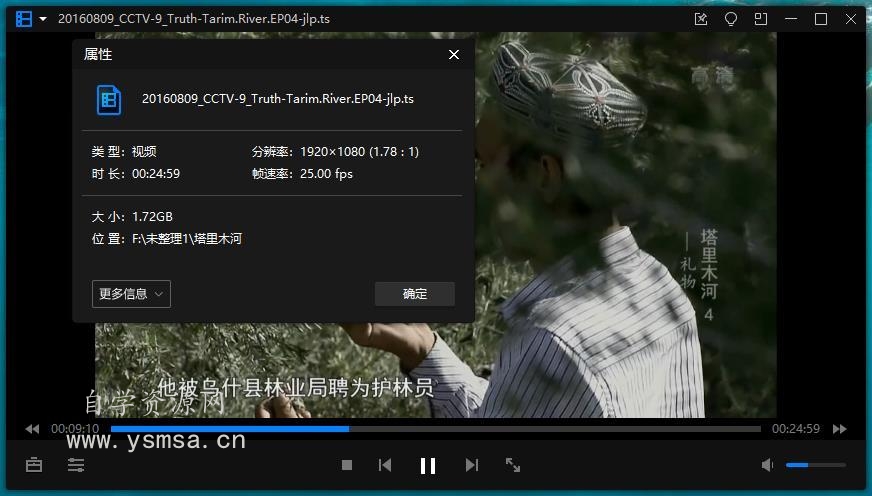 央视纪录片《塔里木河/Tarim River》全6集视频合集国语中字百度云网盘下载